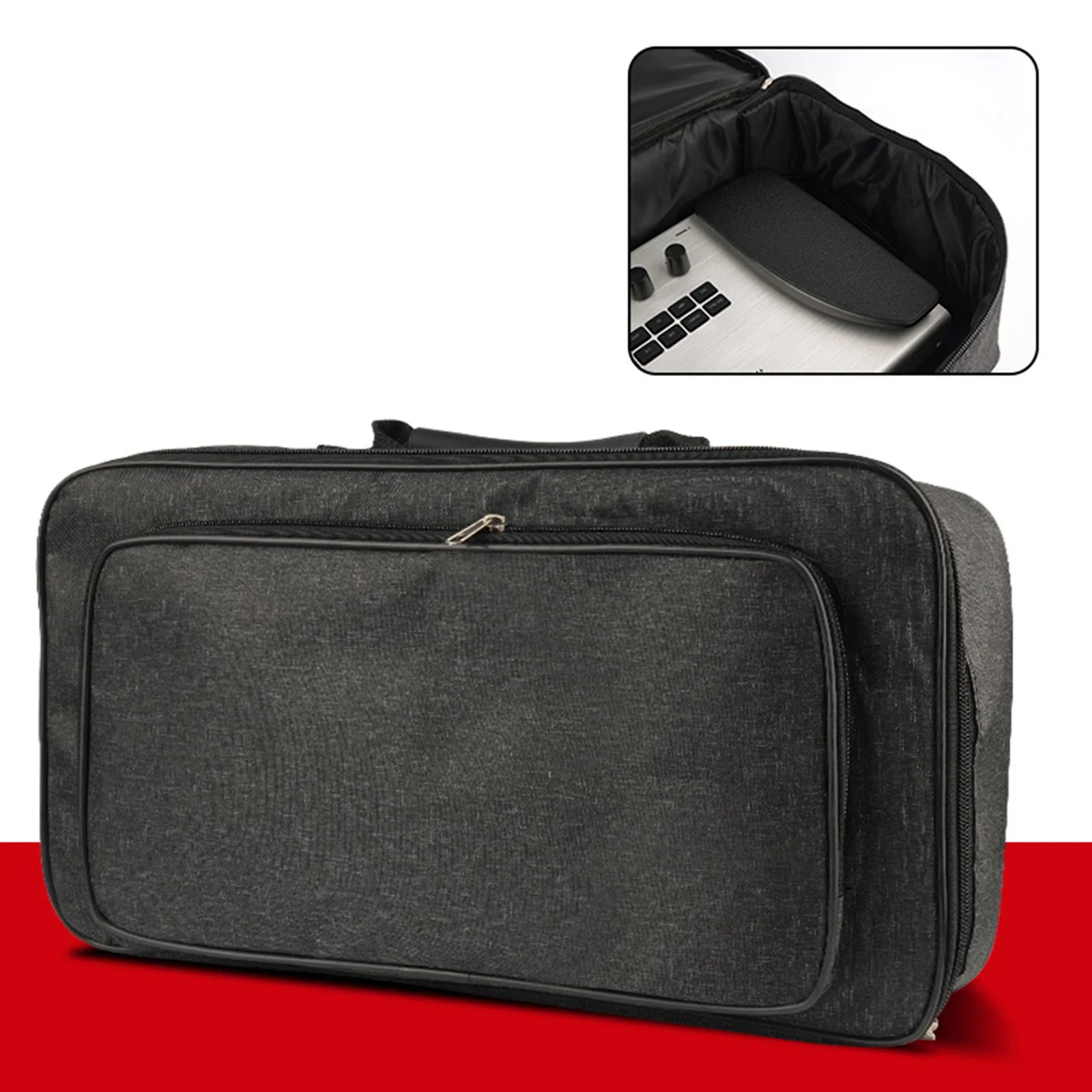 Guitar Effects Pedal Bag Pedalboard Handbag Storage Case Holder Organizer Large Capacity for Concert GIG Daily Transport Stage