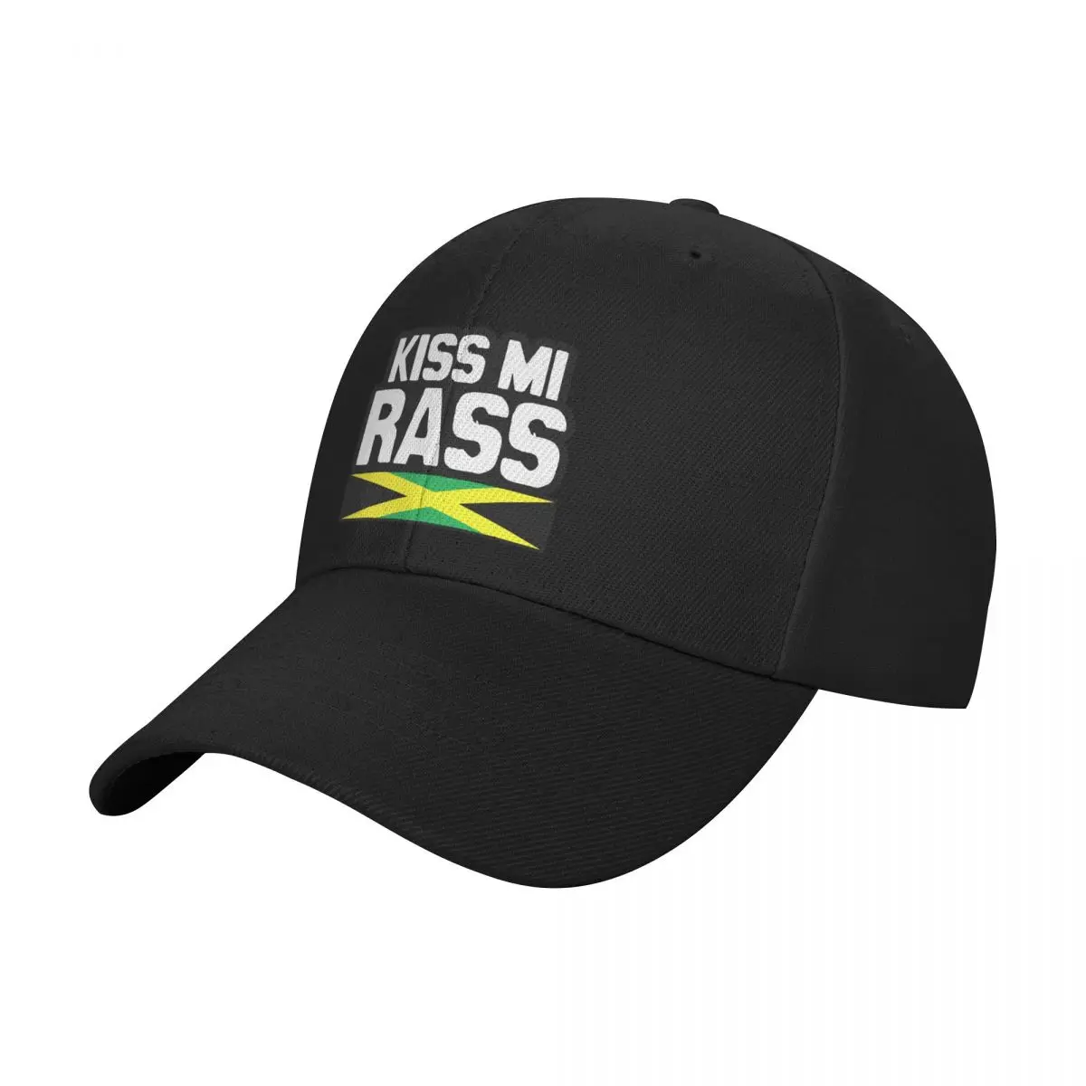 Kiss Mi Rass Jamaican Curse Words Jamaican Patois Jamaican Slang Big Up Jamaica Baseball Cap birthday Beach Mens Caps Women's