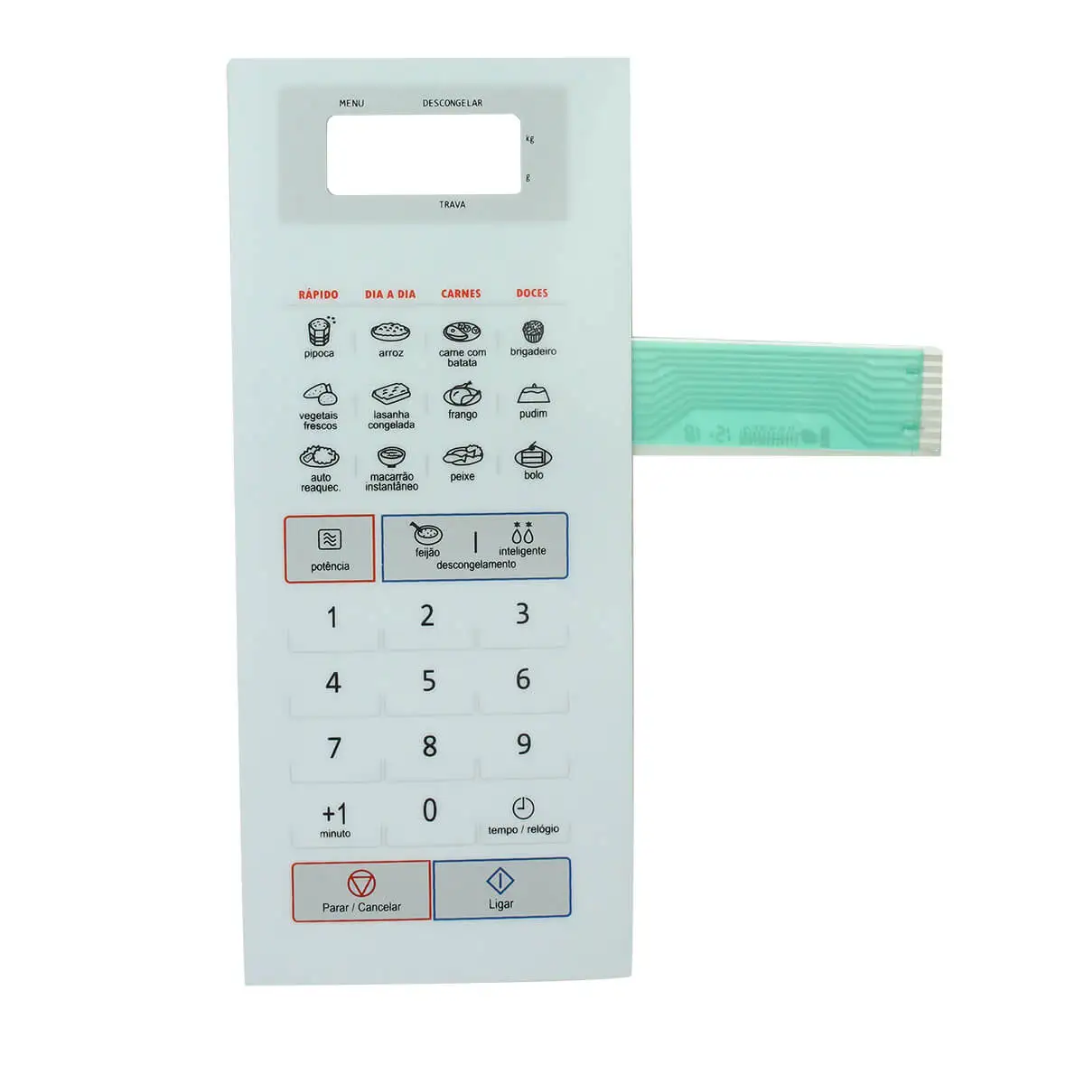 Flat Keyboard For Microwave Nn St 571 Model