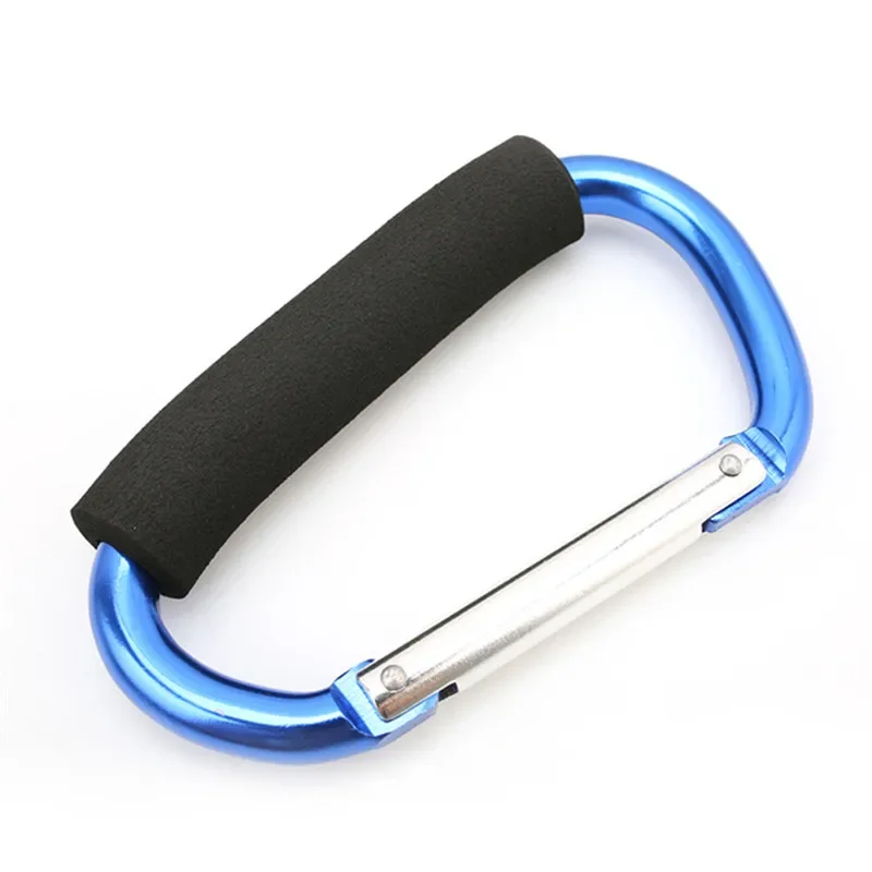 Carabiner Clip Shopping Hook D-shape Large Aluminum Alloy Carabiner for Climbing Camping Hiking Safety Mountaineering Buckle