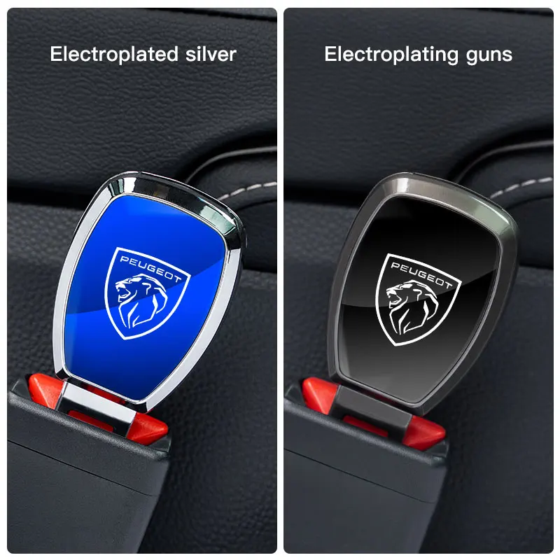 مقعد السيارة حزام كليب موسع حزام الأمان قفل مشبك التوصيل أداة السيارة الداخلية لبيجو جديد 208 3008 308 2008 207 107 508 607 106