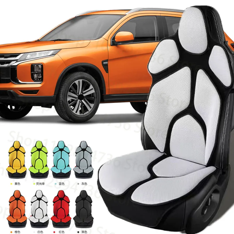 FOR Mitsubishi strength dazzle ASX Cushion Car Seat Chair Back Mesh Lumbar Back Brace  Massage Back Pad Support Home Office