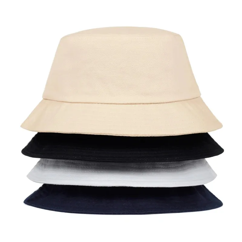 Uni Solid Color Light Plate Personality Bucket Hats Fishermen Caps Outdoor Casual Cap Sunscreen Hat