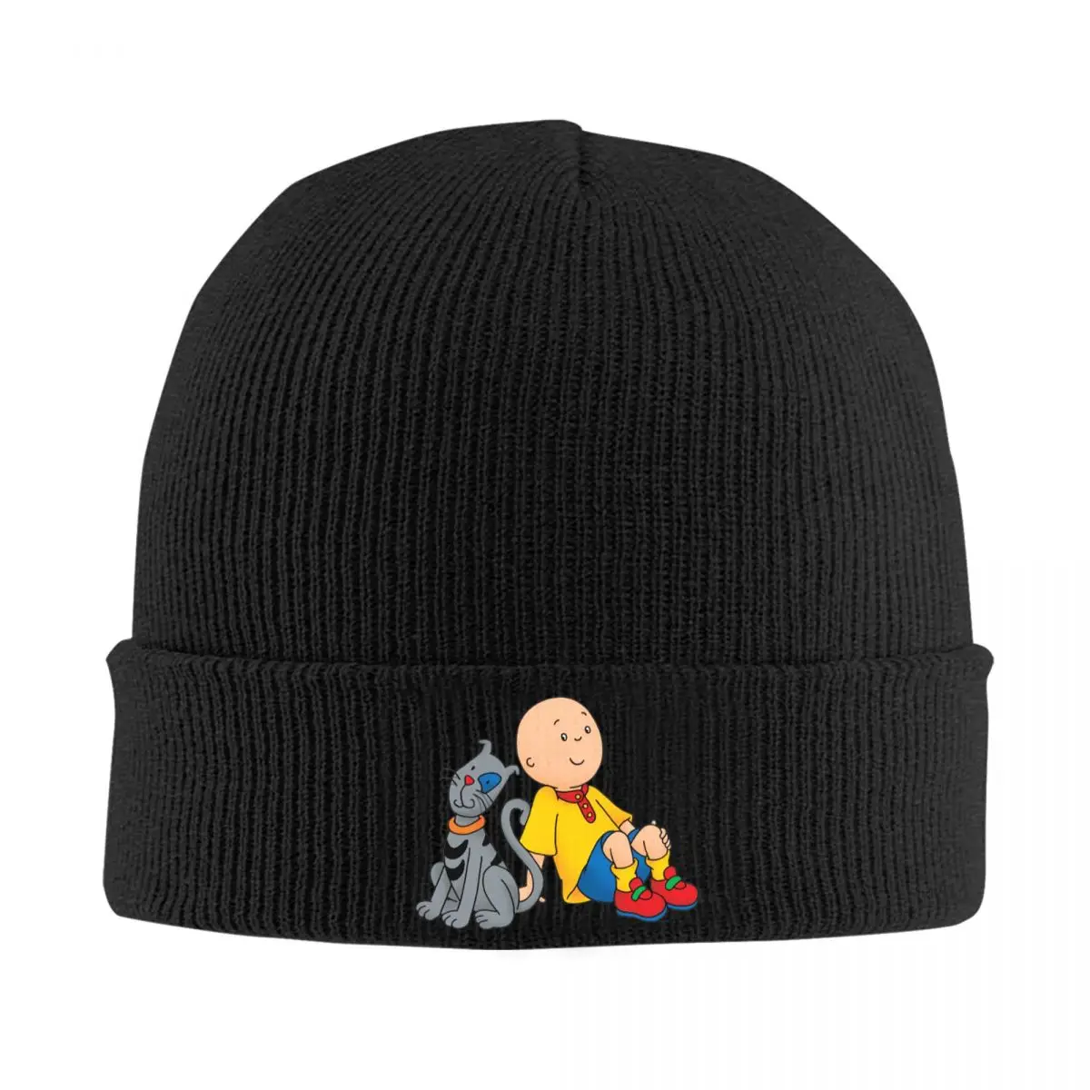 Caillou And Gilbert Beanie Hats Children's Adventure! Movies Knitting Hat Kpop Warm Soft Men Women Caps Winter Cool Bonnet Hats