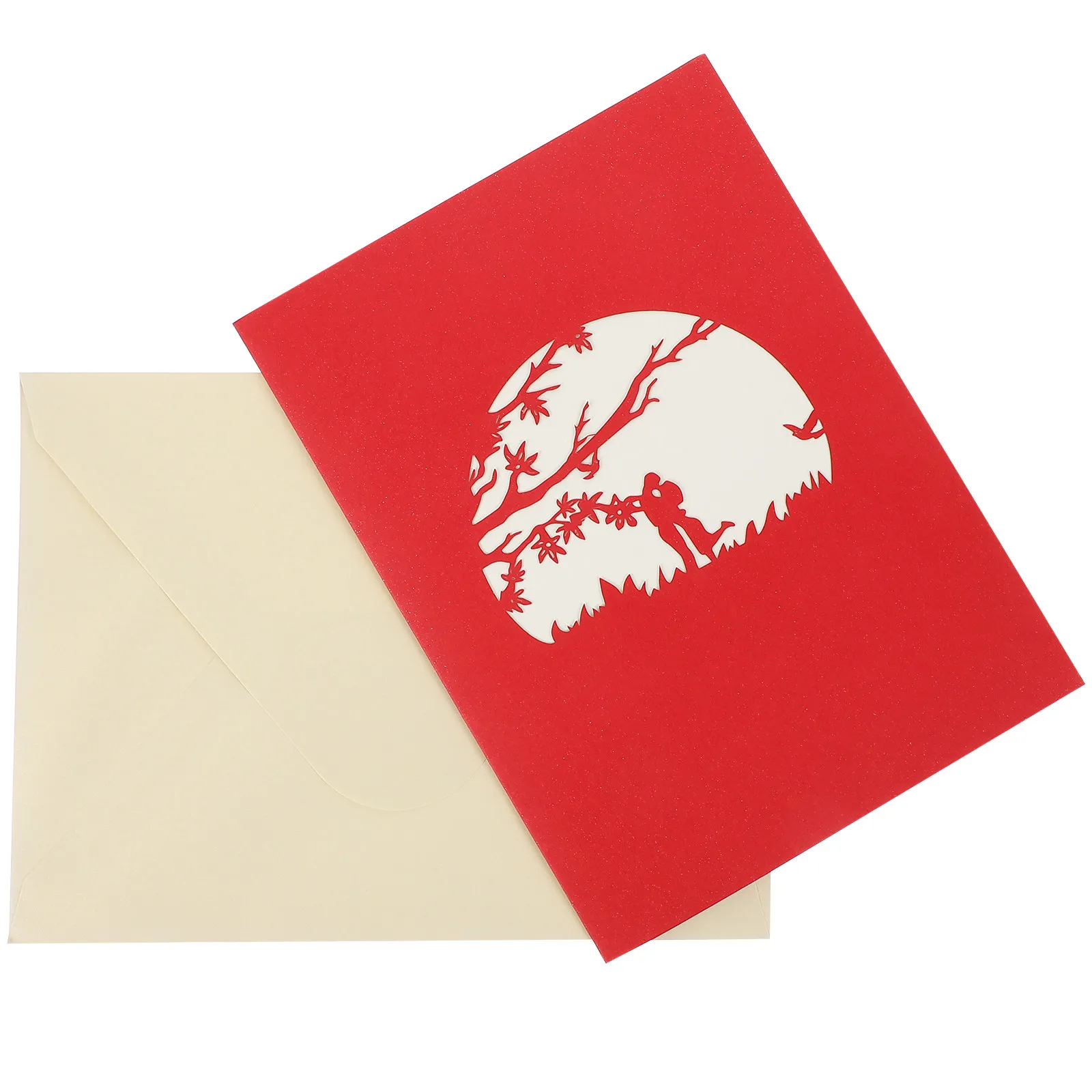 

Романтическая 3D-открытка ручной работы с изображением птицы на День святого Валентина, подарок для неё или мужа