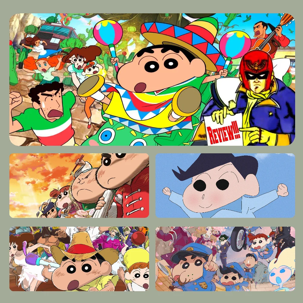 

C-CrayonShinChan Mousepad Large Computer Gaming Accessories MousePads Desk Mats Anti-slip Laptop Soft Mouse Pad