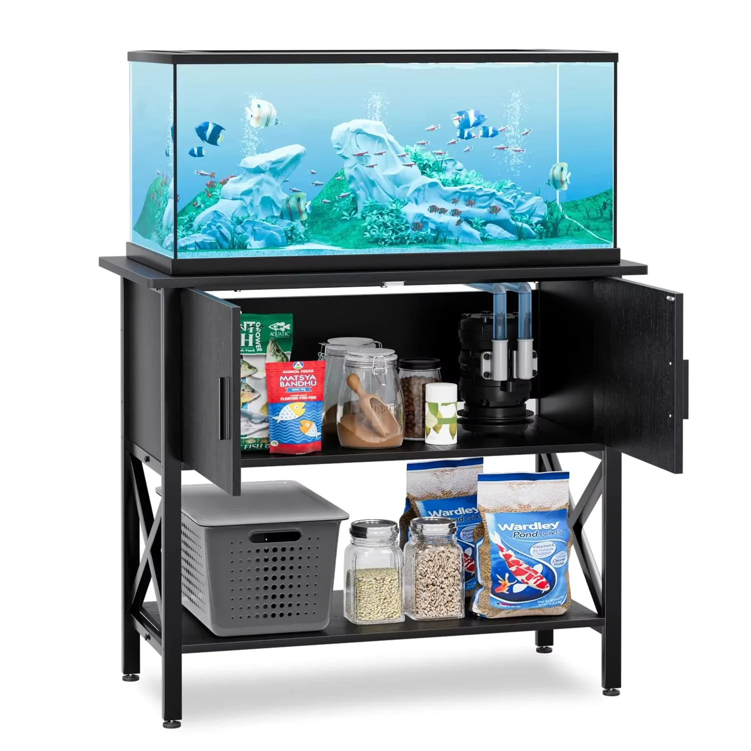Aquarium fish tank bracket Household multi-functional wall decoration Professional fish tank bracket