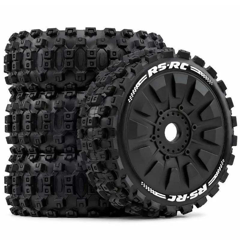 for 4Pcs 1/8 RC Off-Road Buggy Wheels Tire competition grade off-road tire Unlimited Hongnuo ZD strong grip off-road tire 118MM