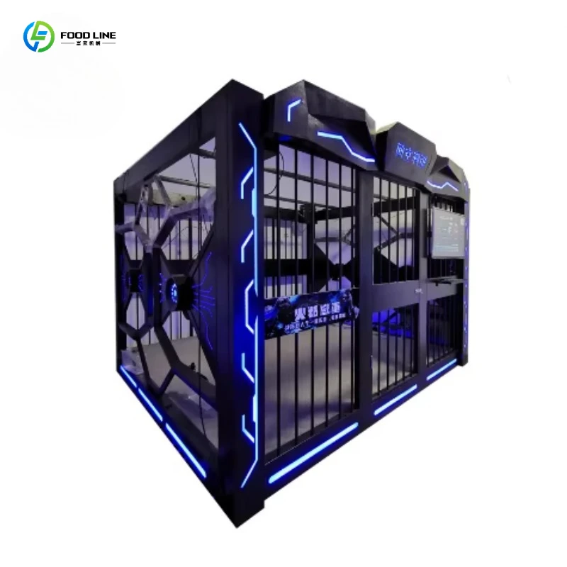 FL VR Shooting Game Machine Rental Event Attraction Station Alloy Steel for Expo Center Convention Hall