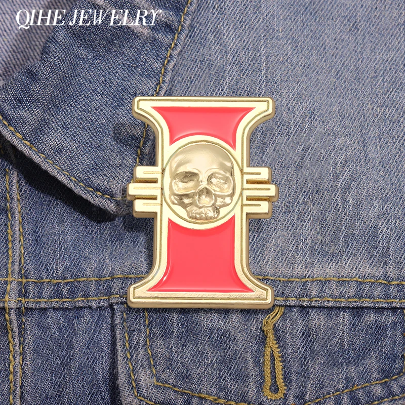 Spiel Inspiration Brosche Emaille Pins benutzer definierte Retro Metall dekorative Broschen Revers