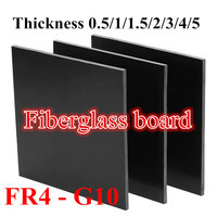 All-Size FR4 Black Glassfibre Template Board Sheet 3240 Epoxy Resin Board G10 Fibreglass Plate 3D printer Removable Platform