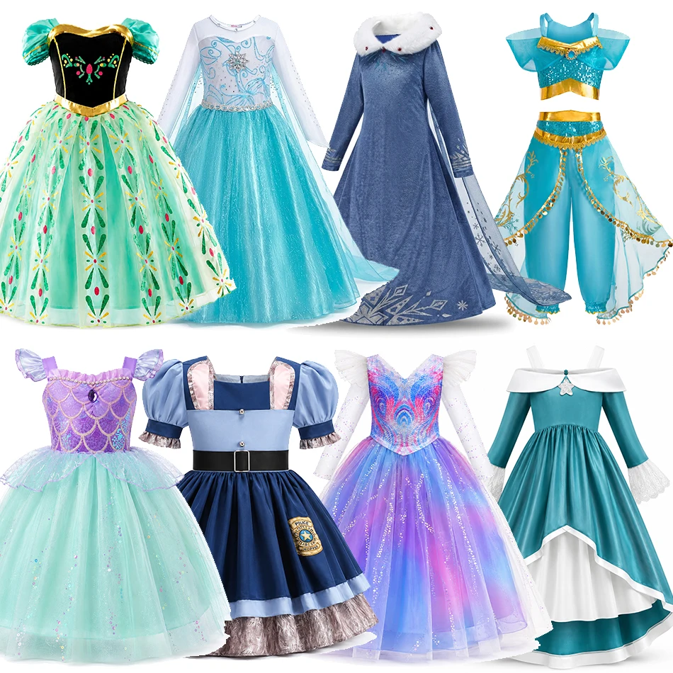 Girls Princess Costume Kids Dress Up Ball Gown Australia Book Week Outfits World Book Day Halloween Cosplay Fancy Party Dress