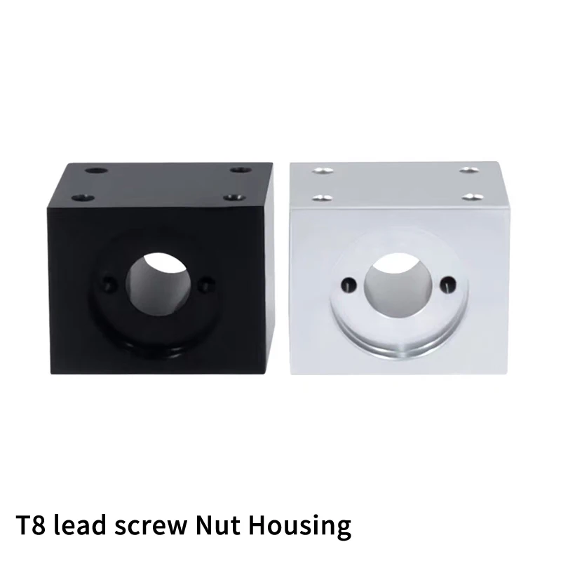 T8 Screw Nut Housing Bracket  8mm  Nut Conversion Seat 3D Printers Parts T8 Trapezoidal Nuts Lead Screw Housing Mounting Bracket