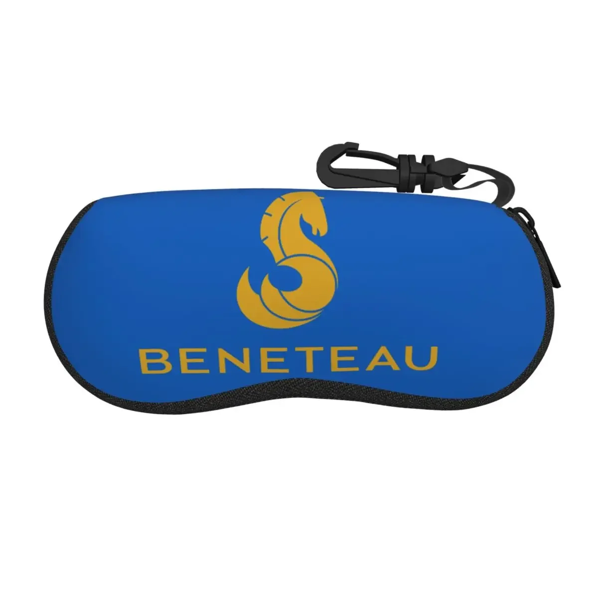 Custom Beneteaus Sailing Boat Logo Sunglasses Soft Case Neoprene Zipper Shell Eyeglass  Protective Box For Glasses