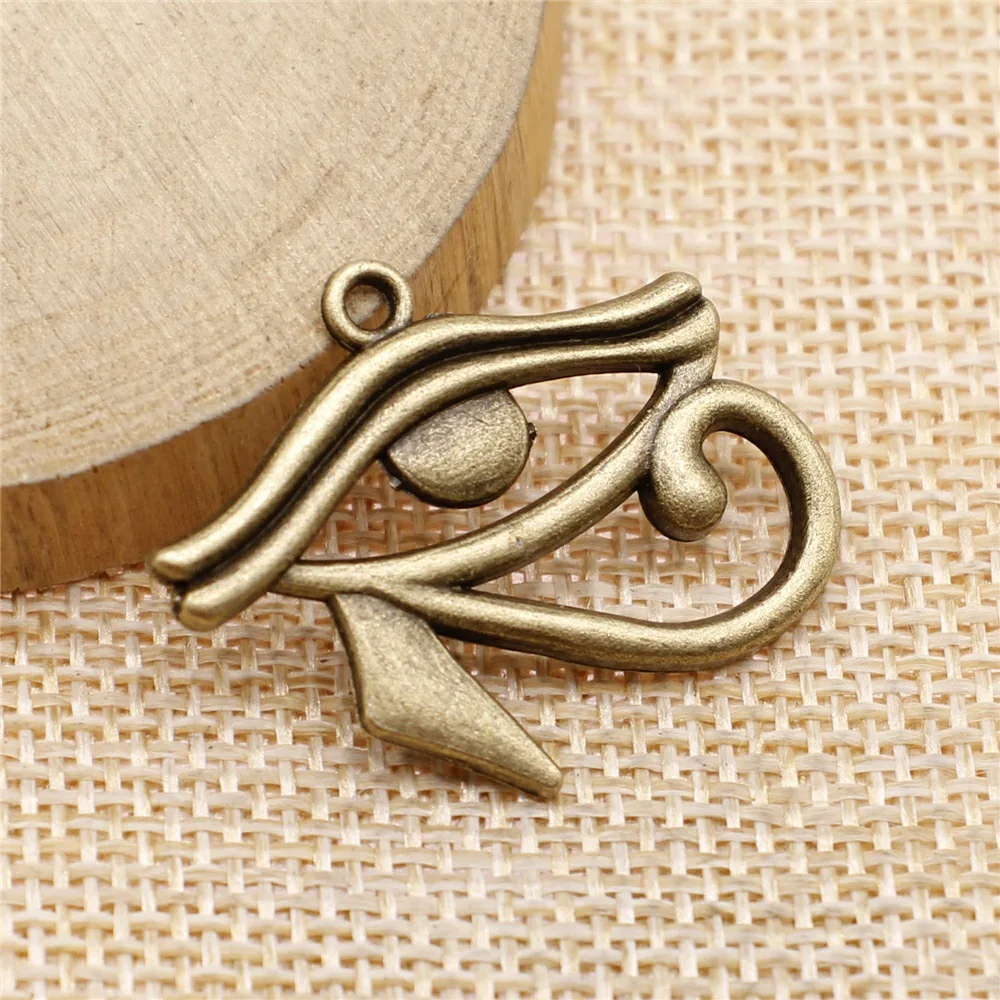 5pcs 33x27mm Antique Silver Color Antique Gold Color Antique Bronze Color Ancient Egyptian Eye Of Horus Charms