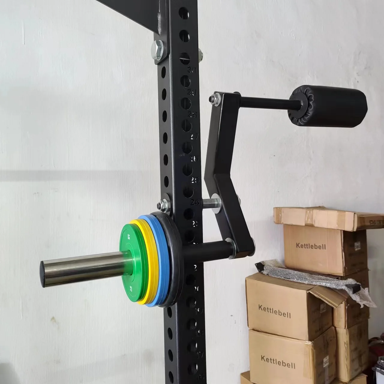 Squat Rack with Neck Trainer, Neck Muscle Rehabilitation Training, Home Hanging Piece, Gym Auxiliary Fitness Equipment