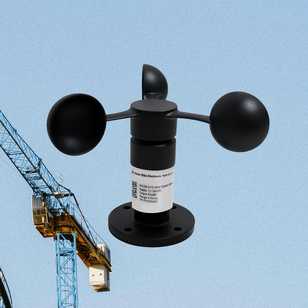 RIKA RK100-01G Metal RS485 Modbus Cup Anemometer Coal Mine Wind Speed Sensor