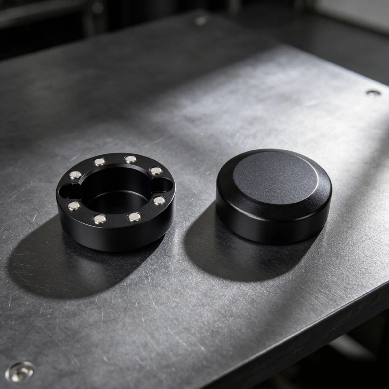 Guard Caps with Open Center Matte Black Hardware Covers for Kart Riders