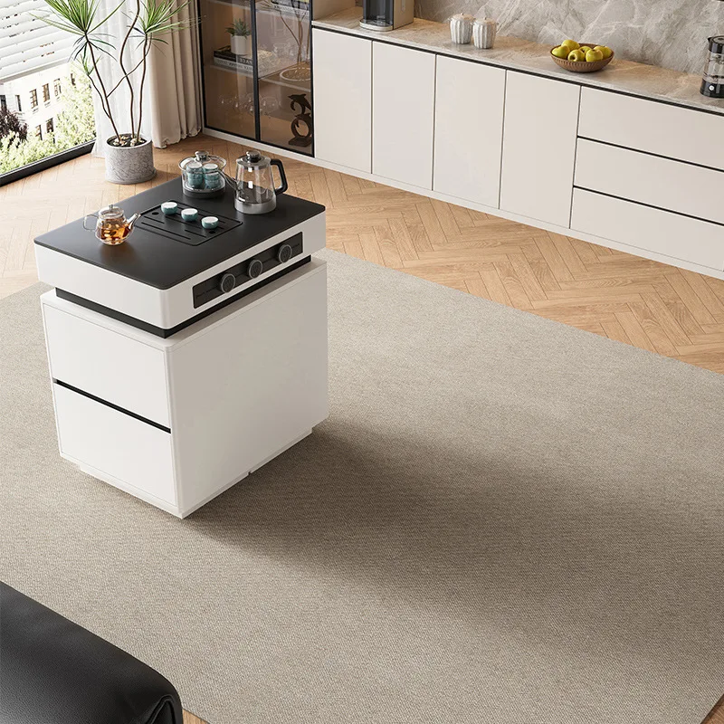 Island cabinet can be moved separately, small apartment upside down dining table, integrated kitchen guide cabinet