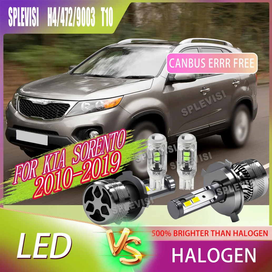 

pure white IP68 design LEDs ideal for all-season and all-weather driving For Kia Sorento 2010 2011 2012 2013 2014 2015 2016-2019