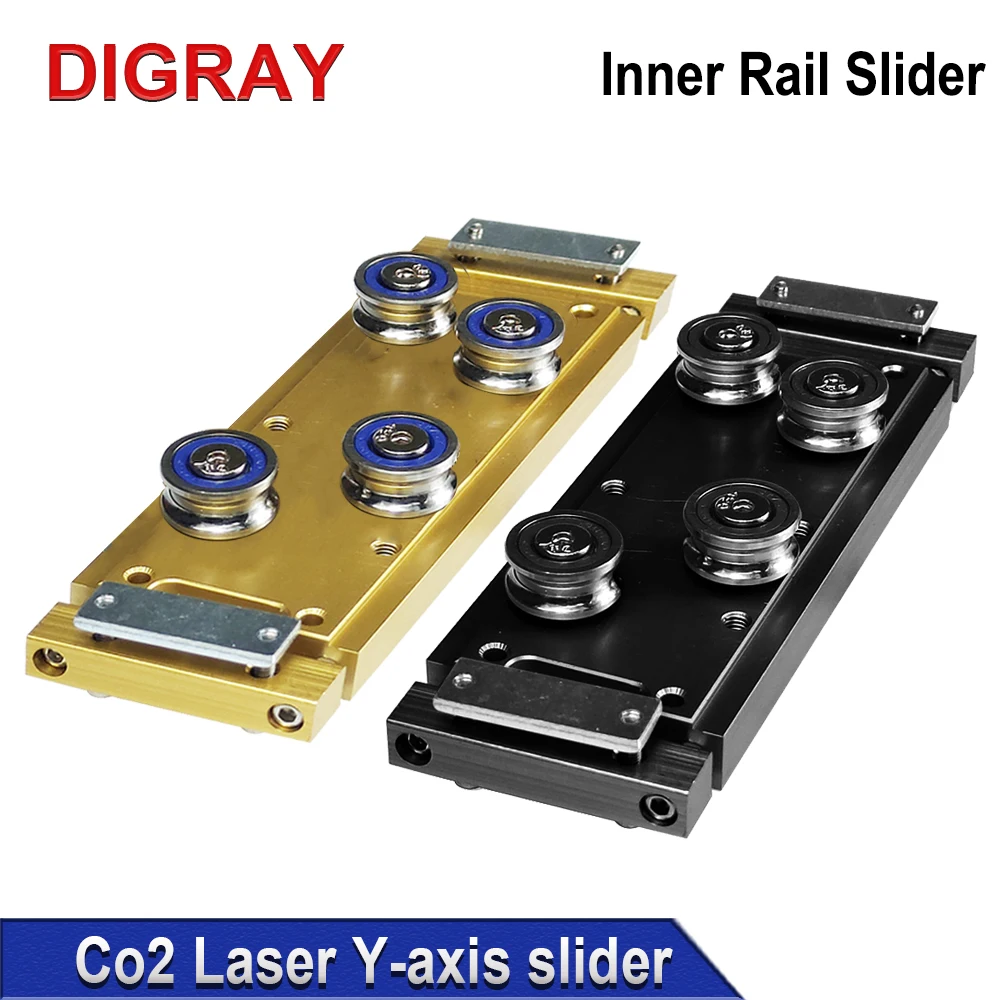 

DIGRAY Y Axis Inner Guide Rail Slider With Four Wheel Guide Rail Block For Co2 Laser Engraving Cutting Machine Spare Parts