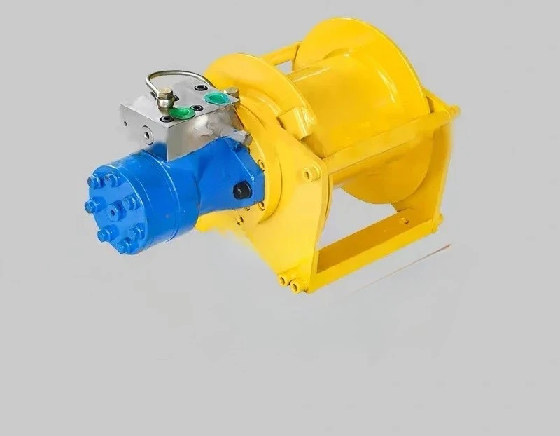 Hydraulic Winch Lifting and Towing Hydraulic Winch for Roadside Assistance 0.8T/1T Industrial Hydraulic Winch Marine