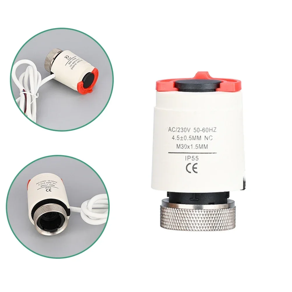 AC230V M30*1.5mm Electric Thermal Actuator For Floor Heating Radiator Valve Floor Heating Systems Hogar Heating Water Heater