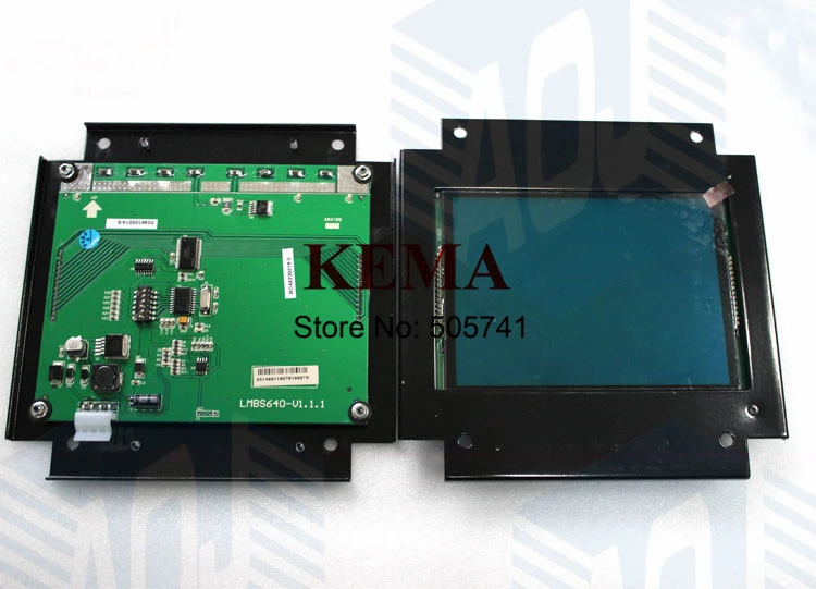 

Elevator Car 6.4inch black backgroup white letter display board LMBS640, instead STN640