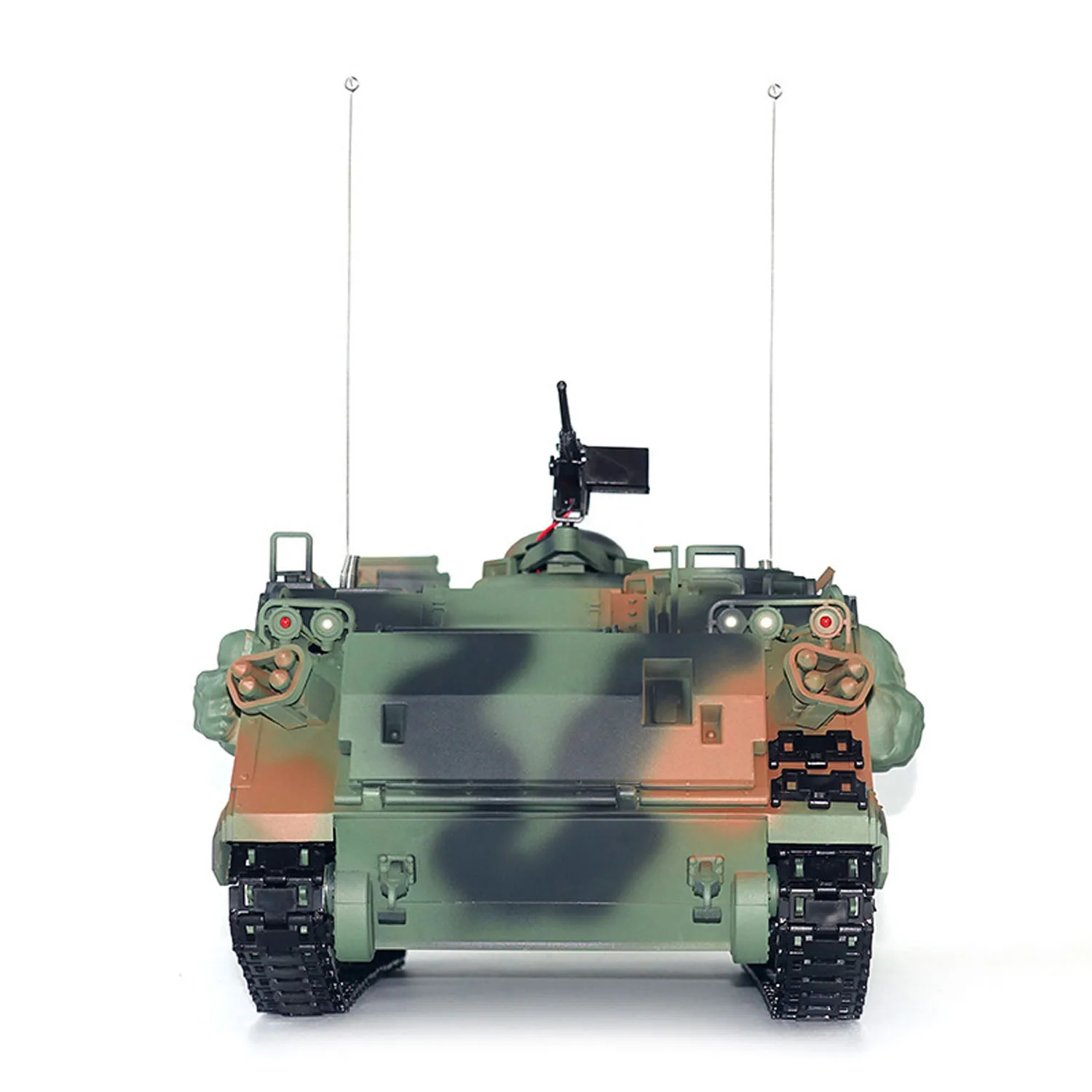Czołg RC 1/16 TD M2412-C M113A2 APC z podczerwienią, obrotową wieżyczką sterowaną elektrycznie o 360 stopni, metalowymi kołami, pojazd wojskowy, prezent Panzer