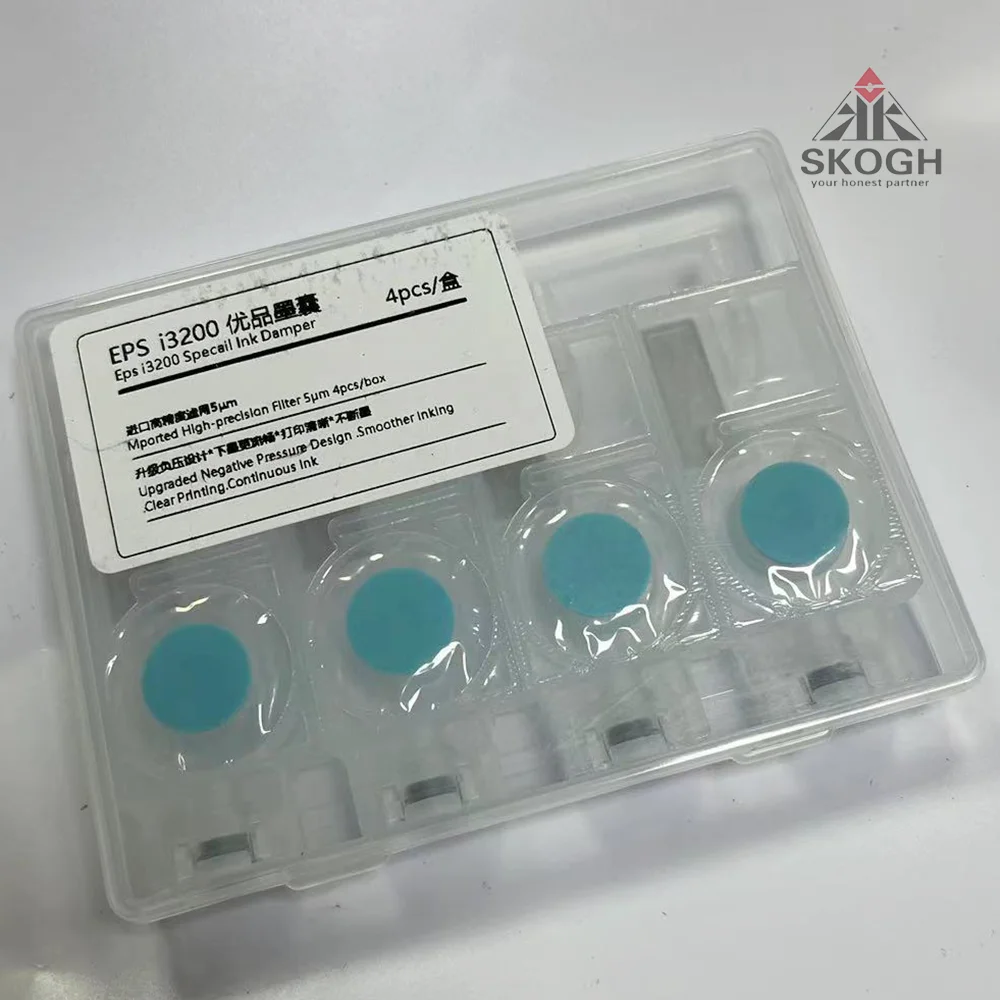 

4PCS/Box Upgraded Negative Pressure Design Smoother Inking Contlnuous Ink For Epson i3200 4720 5113 Special ink damper