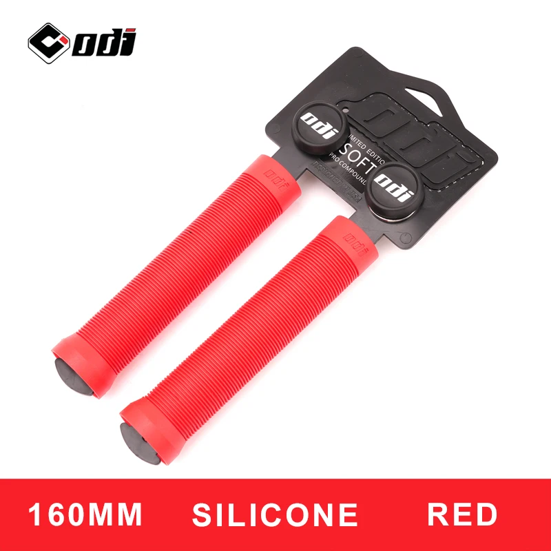 ODI Silikon-Fahrradlenkergriff, 160 mm, erweiterte MTB-Manschette, rutschfeste Mountainbike-Griffe, bequeme MTB-Lenkerabdeckung
