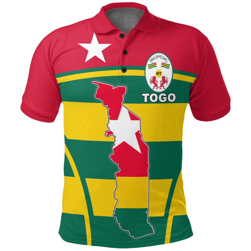 Africa Togo Map Fla…
