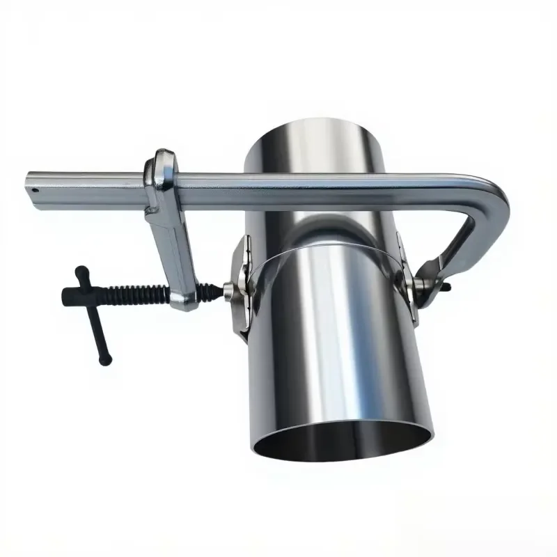 Heavy-Duty Adjustable Steel Pipe Welding Clamp 1200kg Load Capacity Multi-Functional F Clamp for Pipe Butt Joint Metric