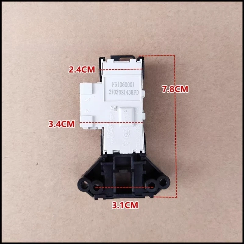 1pcs  For  F51060001  washing machine door lock switch F8015MC1 F8015MU1 F80G F80G-470 F80GC