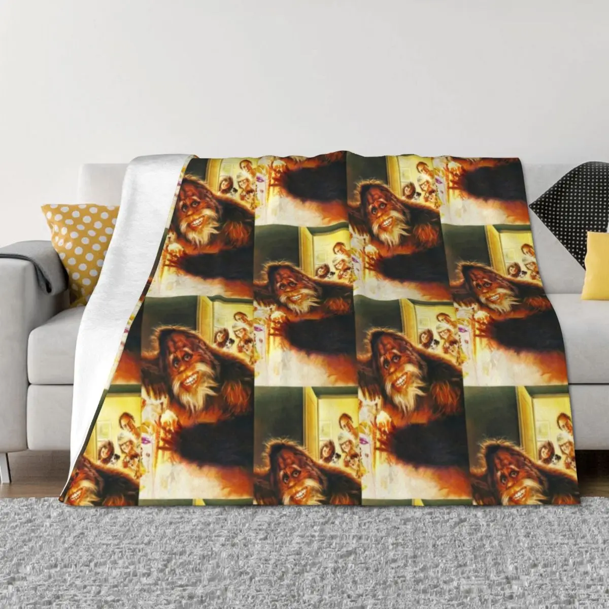 

Harry and the Hendersons Throw Blanket blankets and throws Summer Beddings Vintage Multi-Purpose Blankets
