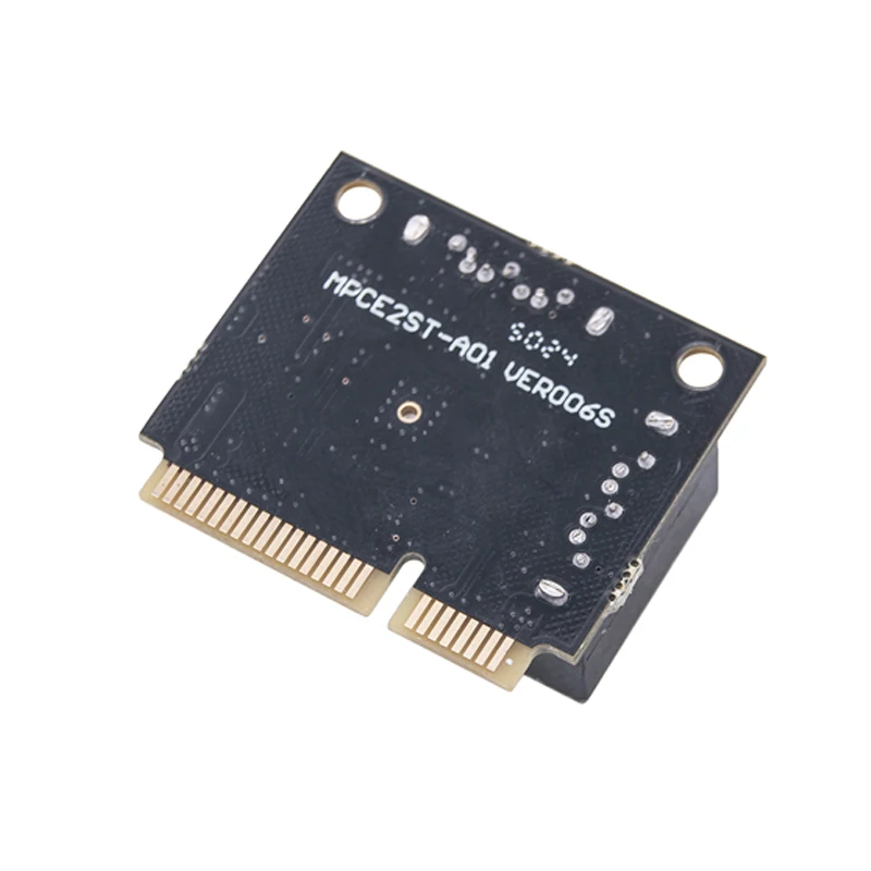 Mini PCI Express to 2 Ports SATA 3.0 Expansion Card Mini PCIe to Dual SATA3 6Gpbs Add On Cards ASM1061 Chip Support SATA HDD SSD
