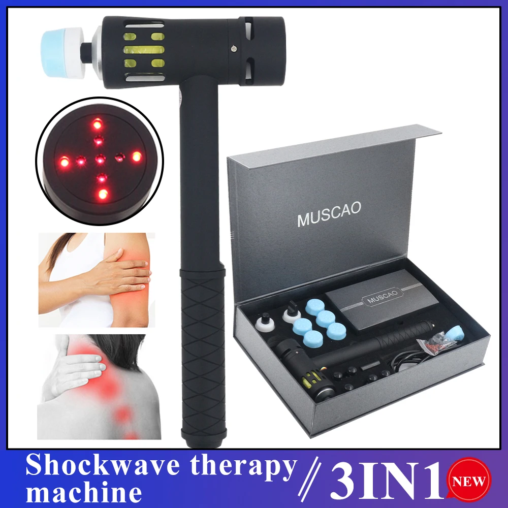 New Shockwave Therapy Machine For ED Treatment Massage High Effective Relieve Pain Massage Body Relaxation Gun