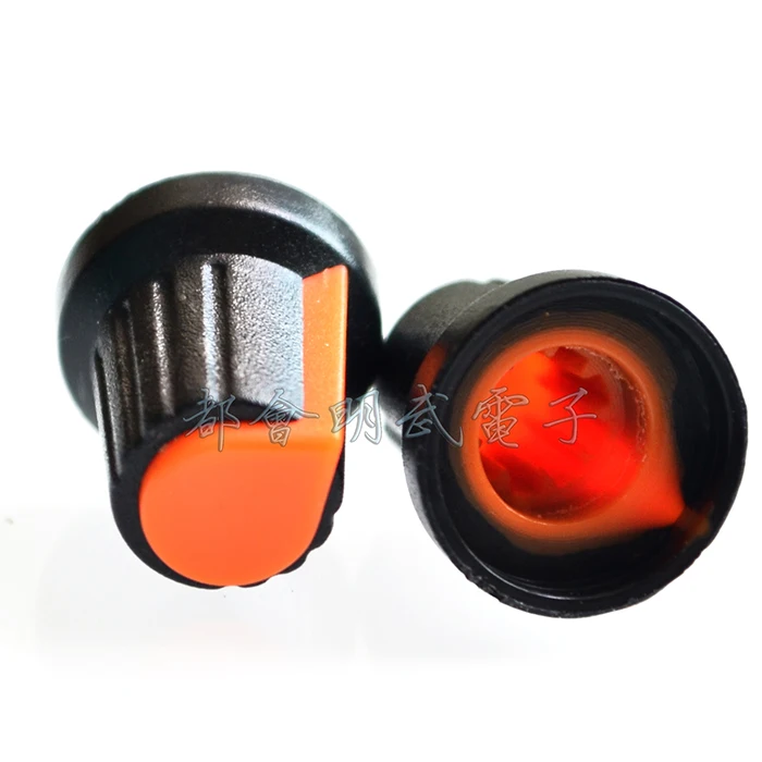 Potentiometer Knob Switch Cap (peach Heart Button Multiple colors) Inner Diameter 6mm Outer Diameter 15MM* Height 17MM