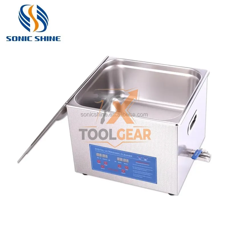 2026hotsale* Electric Digital 40KHz 240W 14L Ultrasonic Cleaner Timer Heater Adjustable Function for Home Laboratory Optical