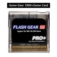 Game Gear-cartucho GG para cartas de juego, carrito FlashMaster con tarjeta TF de 4GB precargada con más de 1000 juegos para consola Sega Game Gear GG