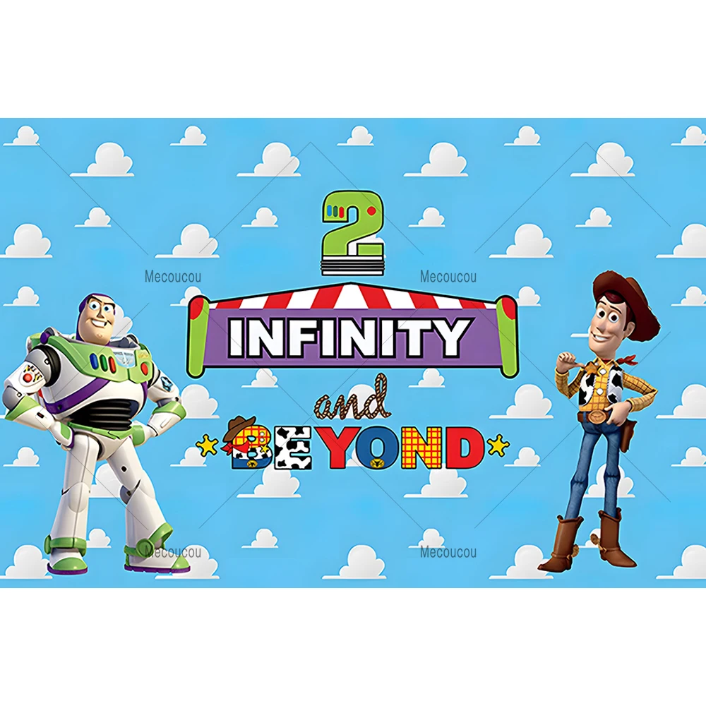 Disney Toy Story Woody Cute Cartoon Kids Gift Birthday Party Banner Backdrop Custom Child Room Photography Poster Decor Backdrop