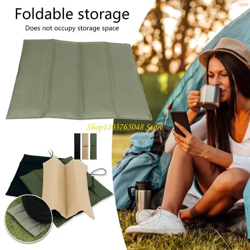 R53E 2lots Convenient Folding Seats Pad Tent Floor Mat Outdoor Multipurpose Pad