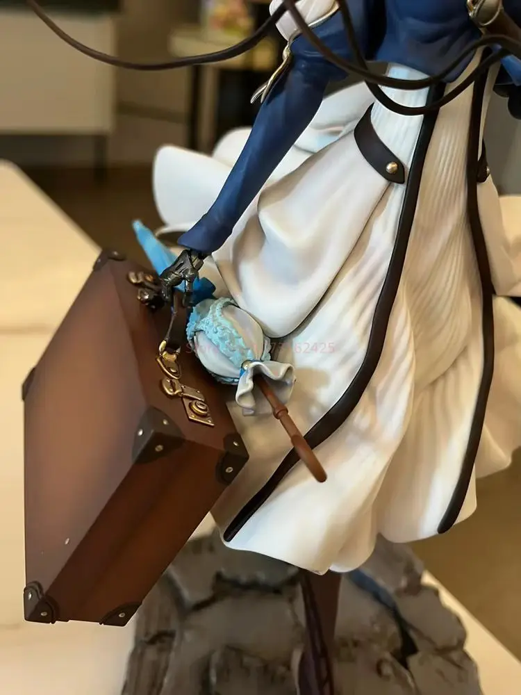 25 سنتيمتر البنفسجي Evergarden أنيمي الشكل البنفسجي الأبدي حديقة Gk المد اللعب أنيمي فتاة تمثال نموذج منضدية الديكور عيد الميلاد هدية لعبة