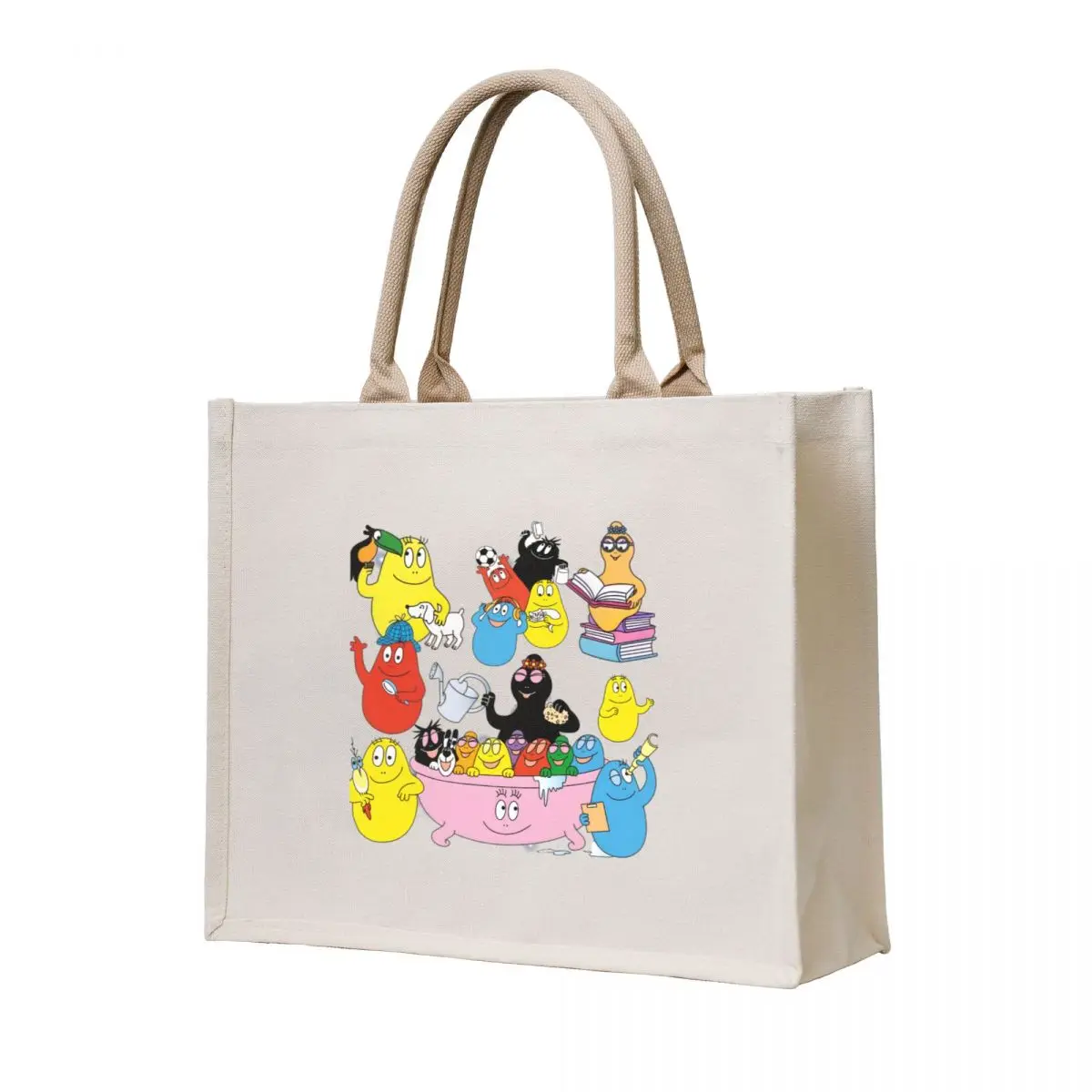 

barbapapa Tote Bag tote bag men's sac pour femme Woman shopper bag Handbags women