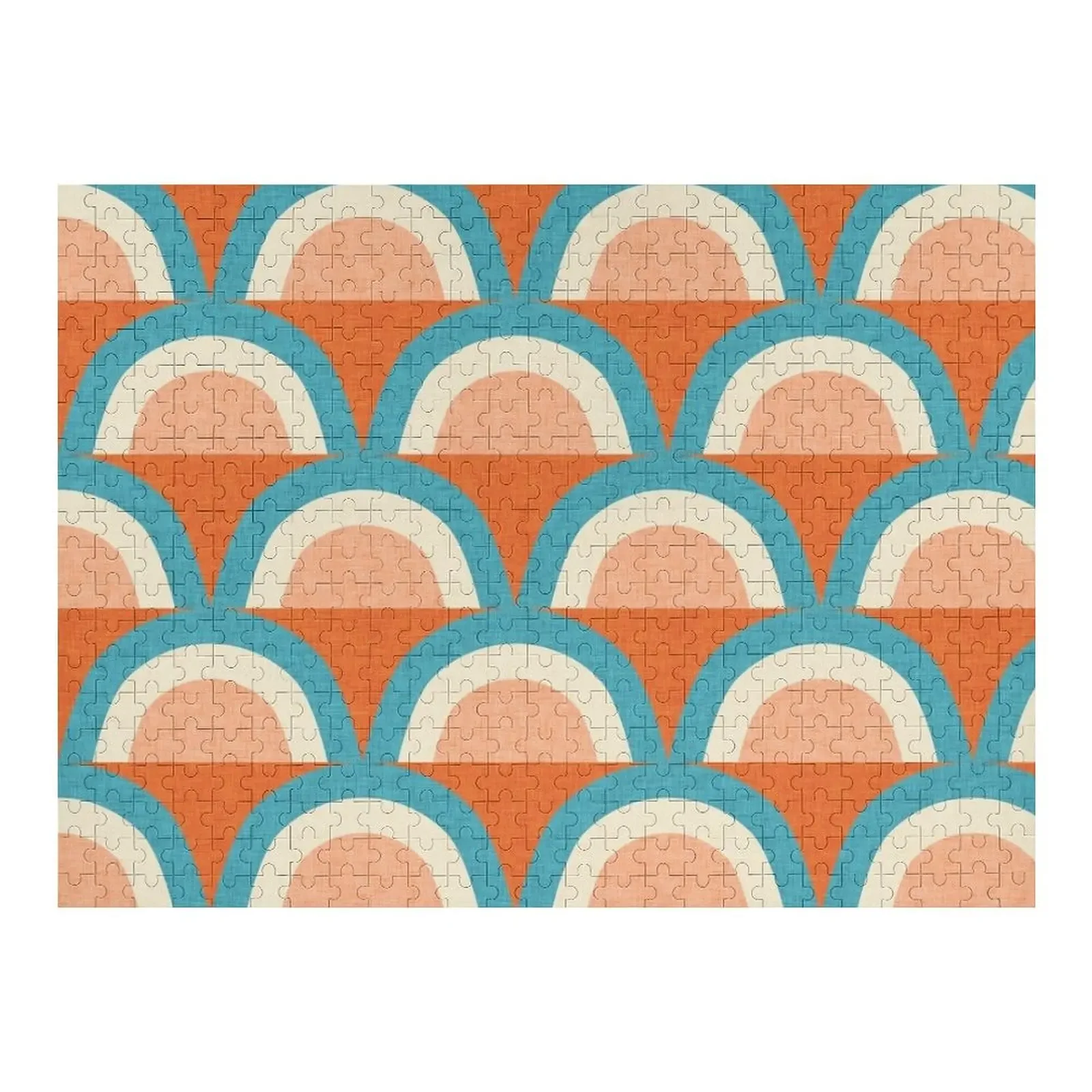 

Новый Mid Mod Rainbow Magic Синий Оранжевый # Пазл середины века, кусочки головоломки для взрослых, игрушки для малышей, головоломки