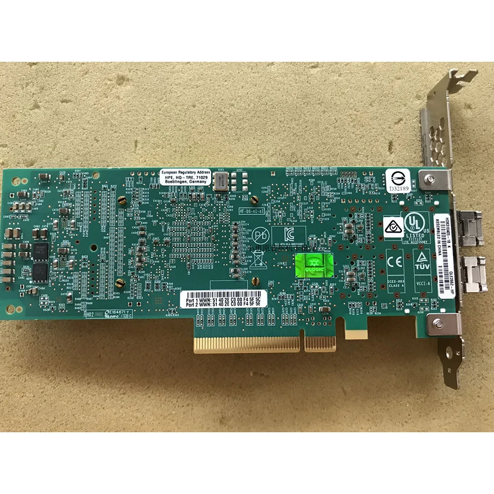 QLE2662-HP For Qlogic QW972-63001 699765-001 16Gb FC card