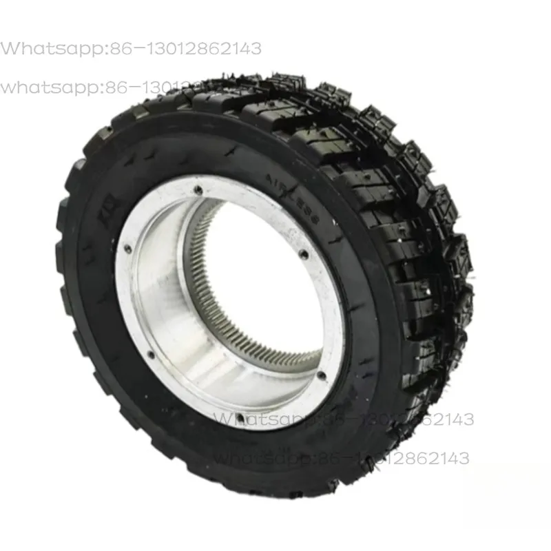 Solid Tire Replacement 4-inch 6-inch 8-inch Tire With Metal Ring Accessories DC Wheel Hub Motor Accessories