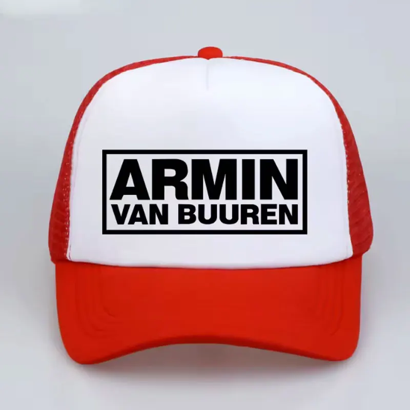 Armin Van Buuren Cap DJ Fans Trucker Mesh Cool Baseball Caps Together In A State of Trance Cap Women Men Music Sun Hat