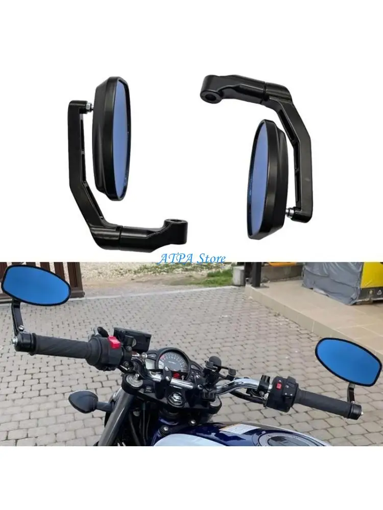 

U13C Stylish Motorcycle Side Mirrors set enhances Safety & Visibility for FGJ-037-B