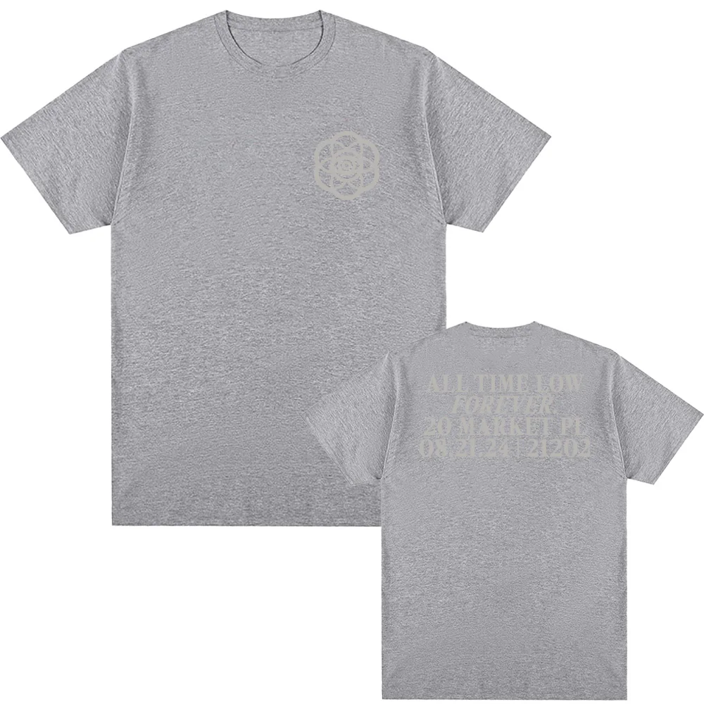 All Time Low band Same as official website 100%Cotton Tee-shirt Sleeve High Quality O-neck Short Sleeve TEES